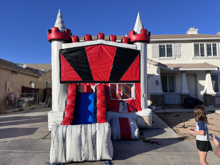 Marble Bounce House plus slide